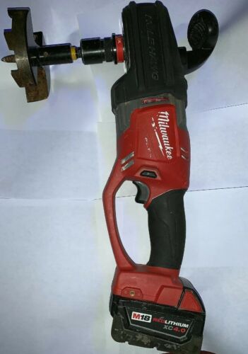 Milwaukee 2708-20 M18 18V FUEL HOLE HAWG Right Angle Drill ,QUIK-LOK ,Batt.& Saw