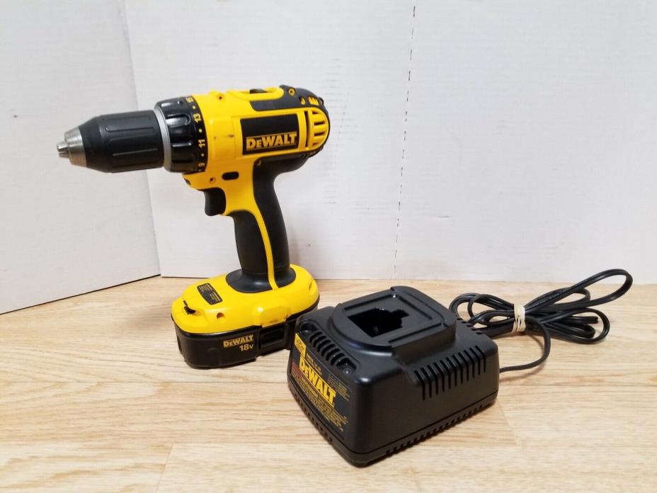 Dewalt DC720 cordless drill driver with charger and battery
