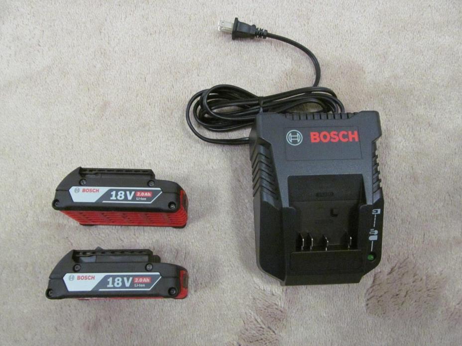 Bosch 18 volt lithiumion batteries and charger