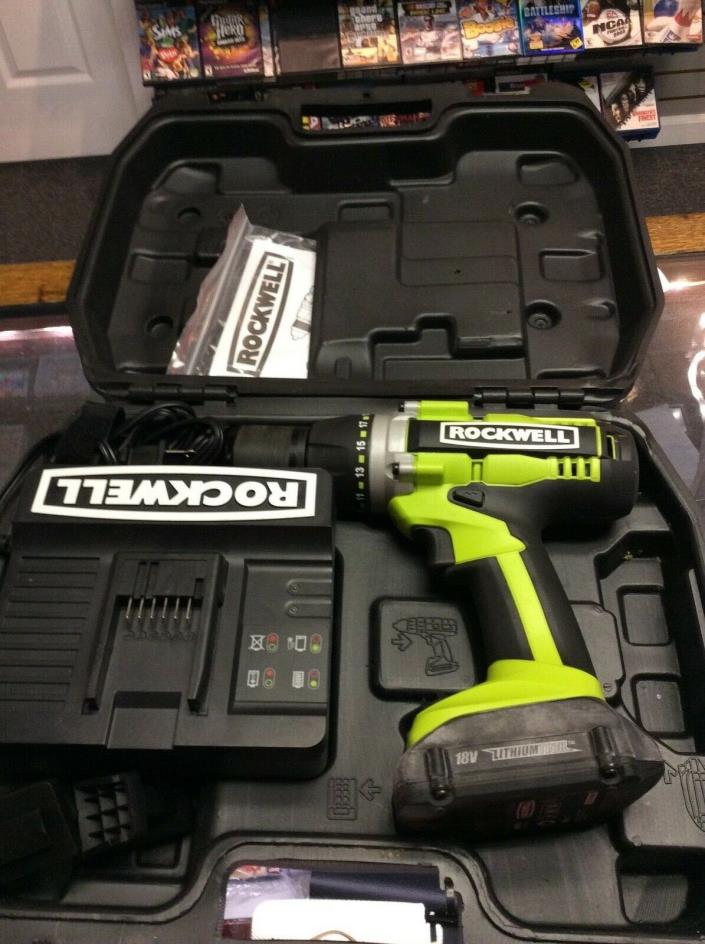 Rockwell  Cordless Drill Driver Kit 18 Volt