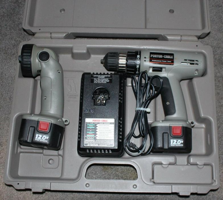 Porter Cable 12 Volt Drill & Worklight Kit