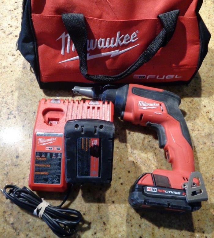 Milwaukee Fuel 2866-20 18v Screwgun With 2 Batteries and Charger