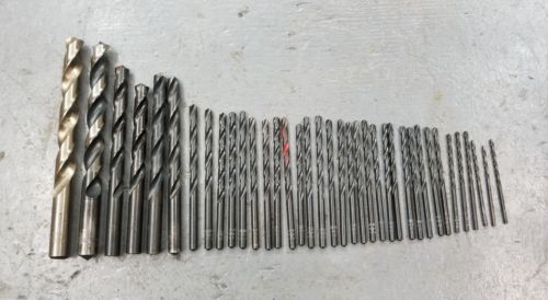 (37)CLEVELAND TWIST DRILL BITS HIGH QUALITY USA LARGEST 1/2