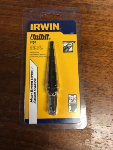 New IRWIN #2 Unibit 3/16