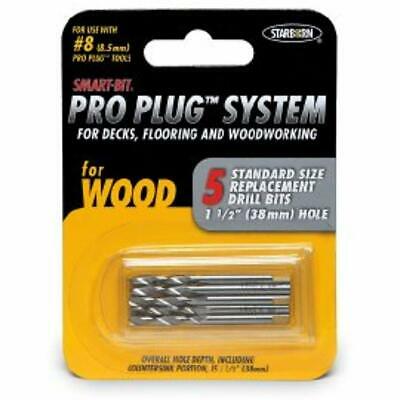 Pro Plug 8 Replacement Bits For Use With System Tool - 5 Pack Of Bda261c