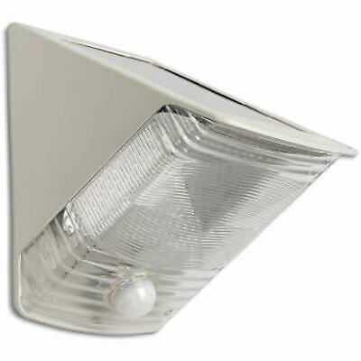MAXSA Motion-Activated LED Wedge Light Built-in Solar Panel For Entrances, &