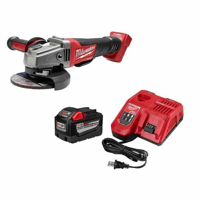 Milwaukee 48-59-1890PG M18 Starter Kit with 4-1/2 - 5 in. Grinder
