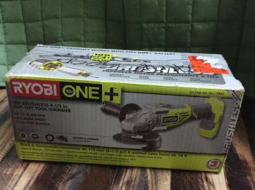 Ryobi P423 18V ONE+ 4-1/2 in. Brushless Cut-Off Tool /Angle Grinder (Bare Tool)