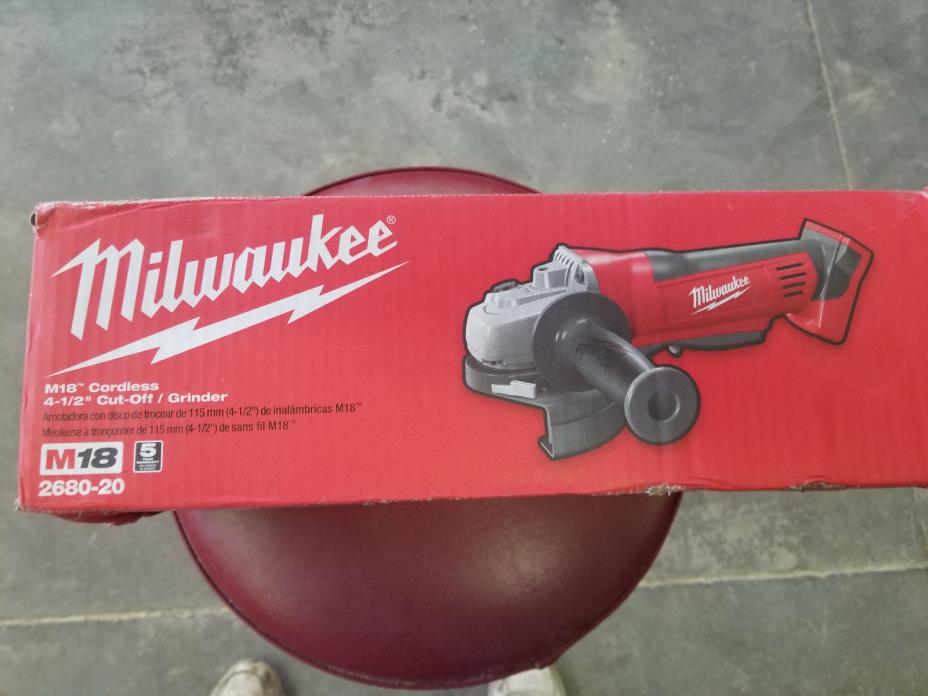 milwaukee 18v grinder 2680-20