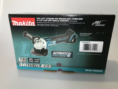 New Sealed Brushless Makita XAG03Z 4-1/2
