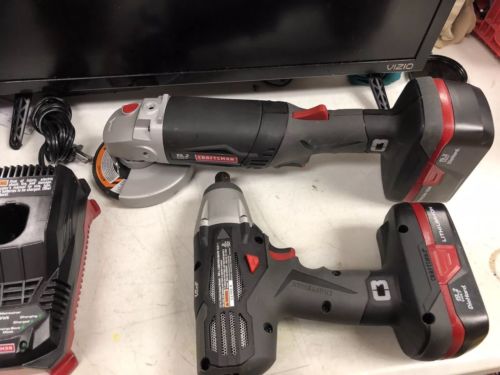 Craftsman 19.2v Cordless Angle Grinder 315.FS2601B w/ 1/2 in. Impact Wrench!!