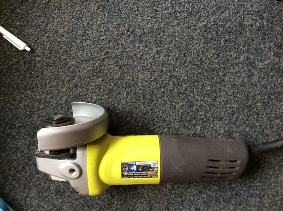Ryobi 5.5 Amp Corded 4-1/2 in. Angle Grinder LIGHTLY USED, WORKS PERFECT!