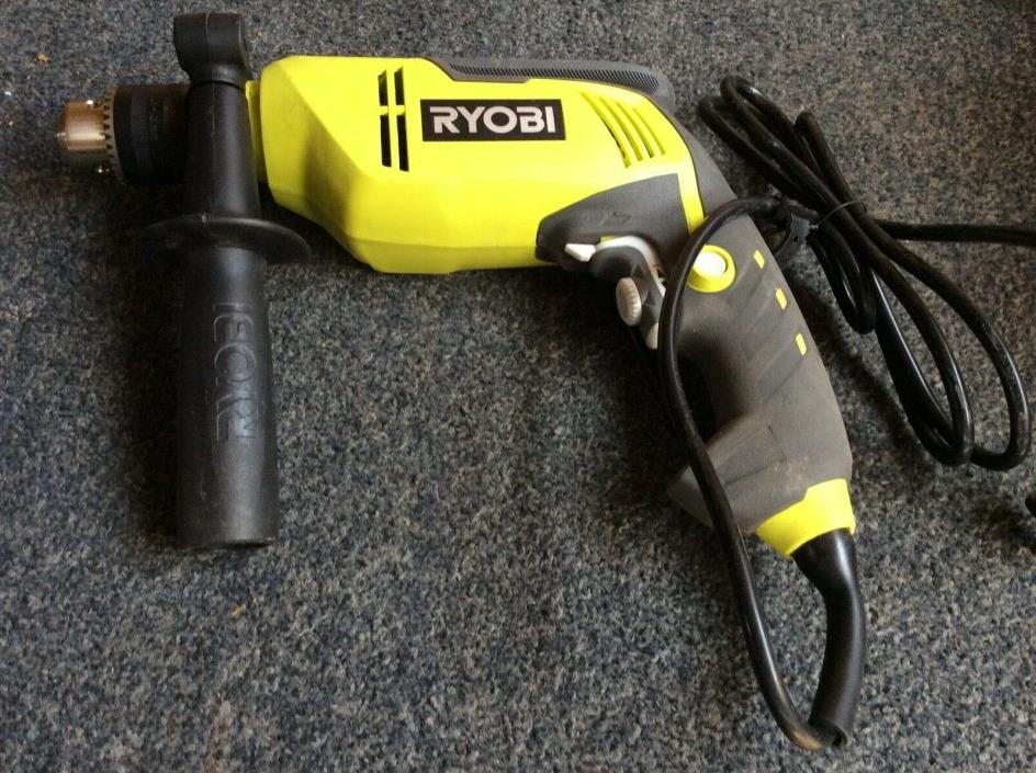 Ryobi  Corded Hammer Drill w/ handle  LIGHTLY USED, WORKS PERFECT!