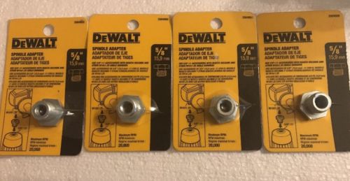 4-DeWALT DW4900 Angle Grinder Spindle Adapter Convert M10 x 1.25 To 5/8