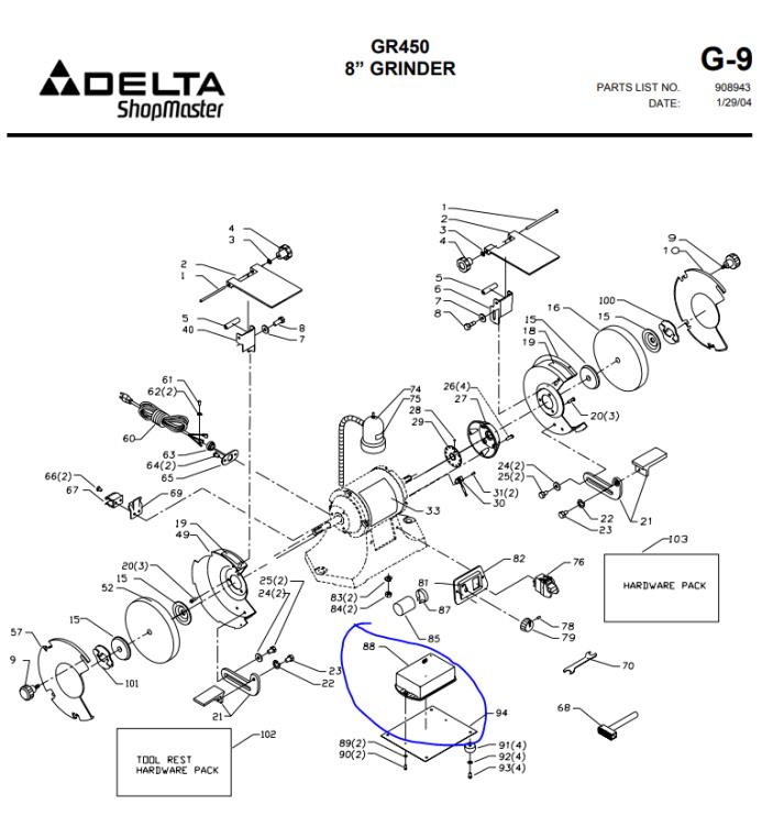 Delta GR450 8