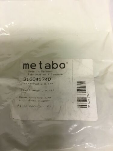 Metabo Genuine Grinder Gear Set Part # 316041740 For WE14-150 W11-150 WE14-125 +