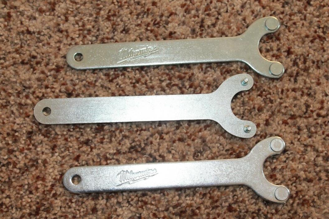 3 Milwaukee Grinder Spanner Wrenches