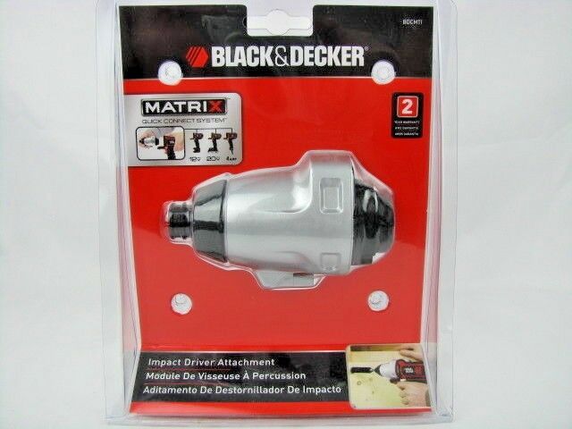 Black and Decker Matrix Quick-Connect Impact Driver Attachment Model BDCMTI