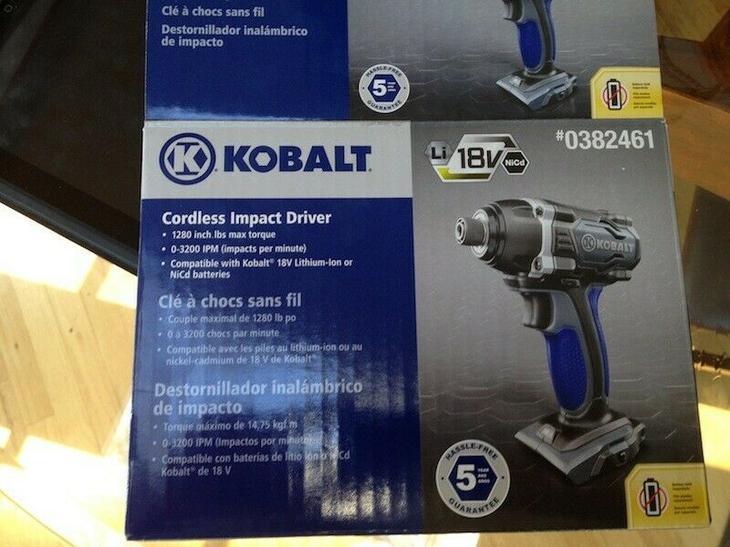 Kobalt Bare Tool 18-Volt 1/4-in Drive Cordless Impact Driver #0382461