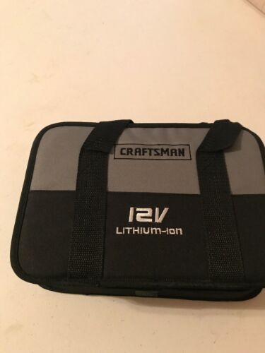 NEW Craftsman Nextec12v Soft Carrying Case Tool Bag For Drill / Impact & Other