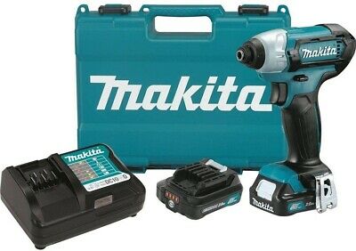 Makita 12-Volt MAX CXT Lithium-Ion 1/4 in. Cordless Impact Driver Kit with (2)