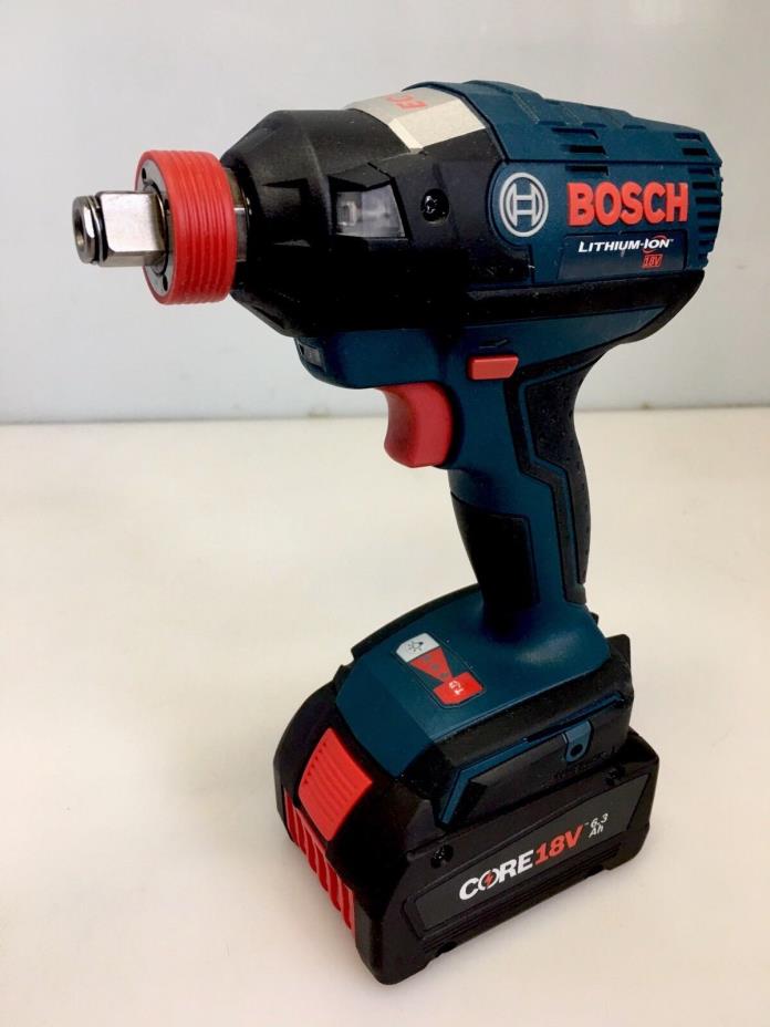 Bosch IDH182 18V Brushless Socket Ready Impact Driver + 6.3 Ah Battery Bundle
