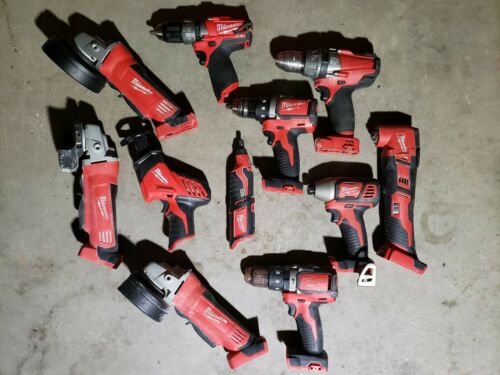 Huge Lot Of 11 Milwaukee Tools *FOR REPAIR*