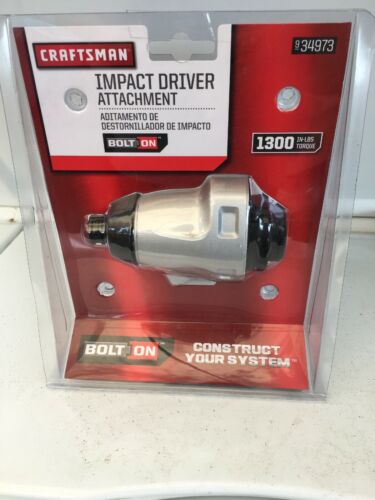 NEW Sears Craftsman Bolt-On Impact Driver Attachment #9-34973 1300 IN-LBS Torque