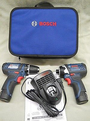 BOSCH LITHIUM 12V 2PC COMPACT COMBO KIT IMPACT DRIVER PS41 DRILL / DRIVER PS31