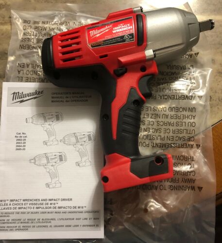 Milwaukee 2663-20 18 Volt 1/2 in Cordless High Torque Impact Wrench Friction Rin