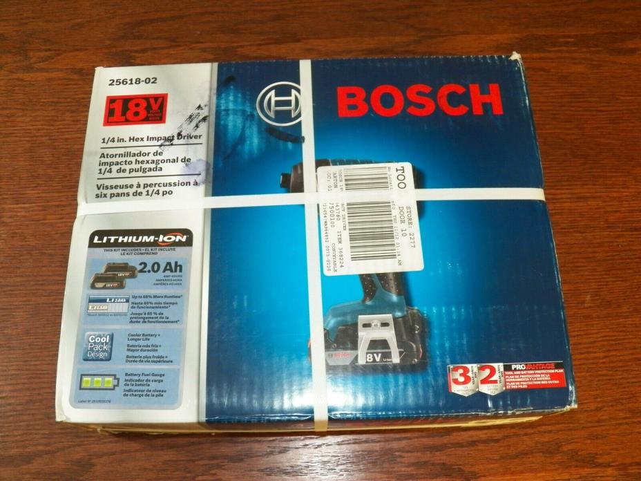 Bosch # 25618-02 1/4