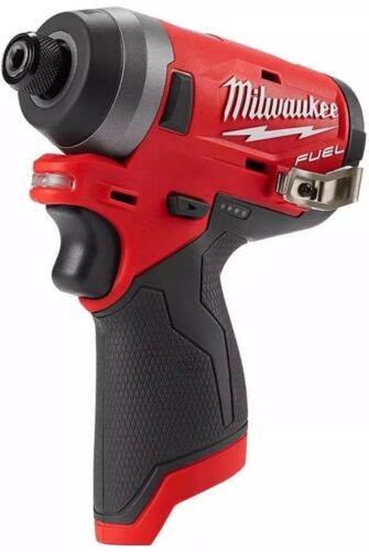 New Milwaukee 2553-20 M12 FUEL 12V Li-Ion Brushless 1/4” Hex Impact Driver