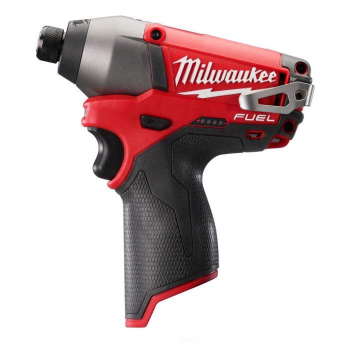 Milwaukee 2453-20 M12 FUEL Li-Ion 1/4 in. Hex Impact Driver New BARE TOOL