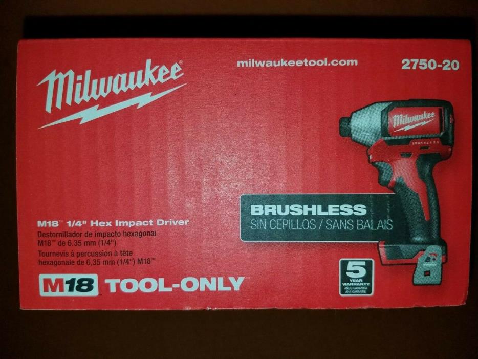 MILWAUKEE 2750-20 M18 Brushless 1/4