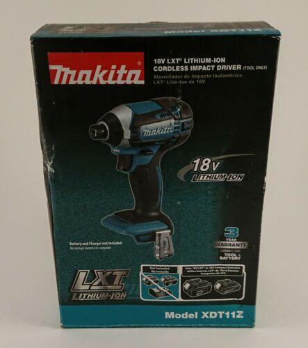 NEW  Makita XDT11Z Li-Ion 18V LXT Cordless 1/4
