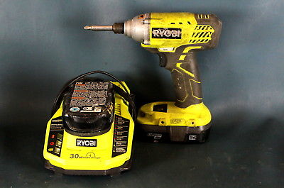 Ryobi P235 18-Volt ONE+ Lithium-Ion Cordless Impact Driver w/ 2 Batt & Charger