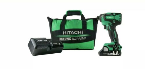 Hitachi 18V Cordless COMPACT Impact Driver Kit WH18DBFL2S Brand New