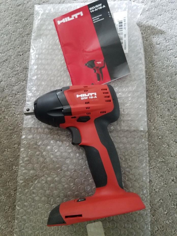 NEW HILTI SIW 18-A CORDLESS IMPACT WRENCH 1/2