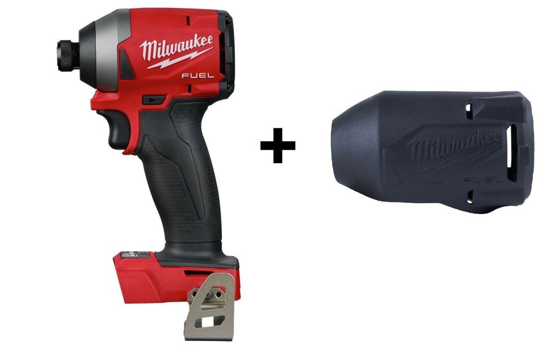 Milwaukee M18 1/4 in. Hex Impact Driver 2853-20 New (TOOL + RUBBER BOOT COMBO)