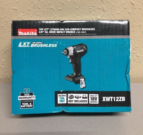 Makita XWT12ZB 18V Impact Wrench 3/8 LXT Sub Compact Brushless  (NEW)