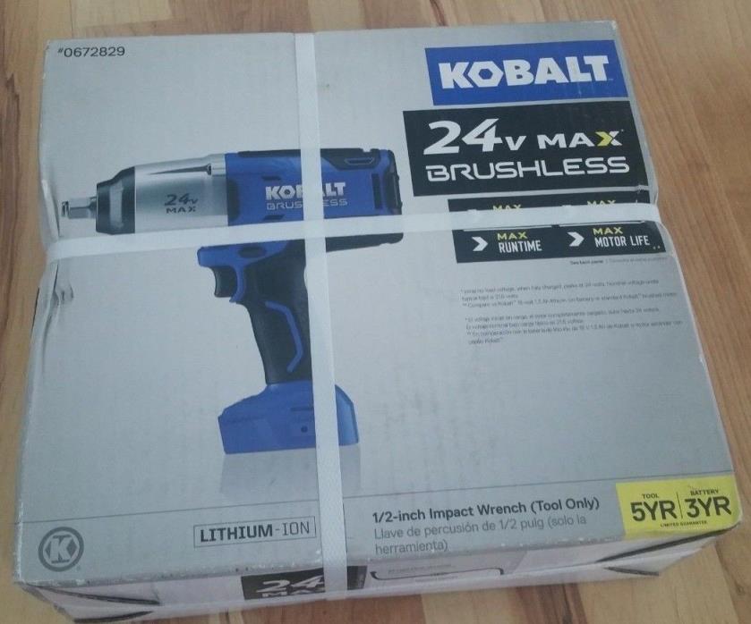 Kobalt KIW 5024B-03 24V Max Li-ion Brushless 1/2