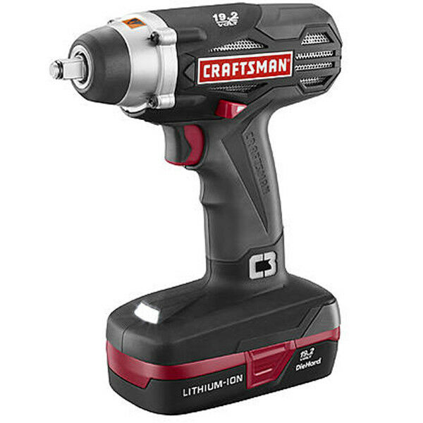 Craftsman 3/8 In 19.2V Impact Wrench Kit 36558 Lithium Ion Cordless *Brand New*