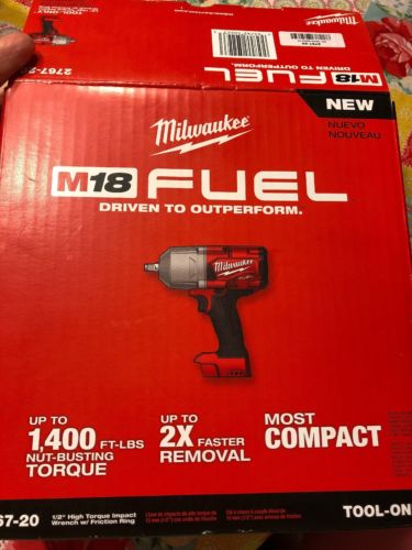 milwaukee m18 Fuel Tool Only 1/2” High Torque Impact