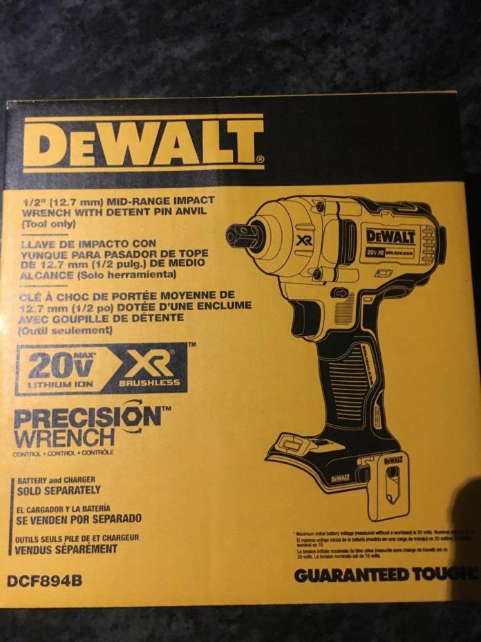 DEWALT DCF894B 20V Cordless Impact Wrench Tool