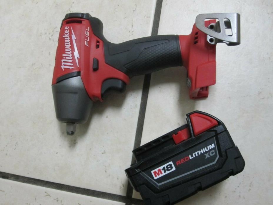 Milwaukee 2754-20 M18 Fuel Brushless Compact Impact Wrench w/ Xc 3.0 battery