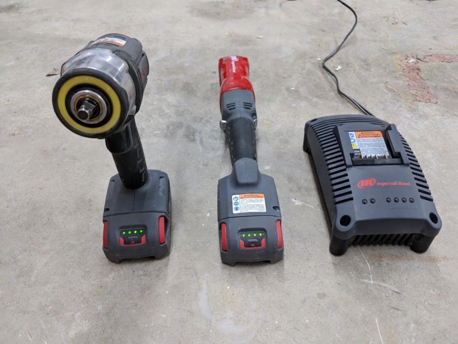 Ingersoll Rand Cordless 20v W5132 W5330 2 Batteries and charger Used