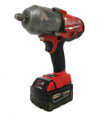 Milwaukee M18 Fuel 1/2-Inch High Torque Impact Wrench with Battery