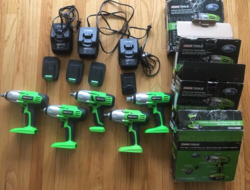 OEM Tools 24662 20V Max Lithium-Ion 1/2 Inch Drive Cordless Impact Wrench Bundle