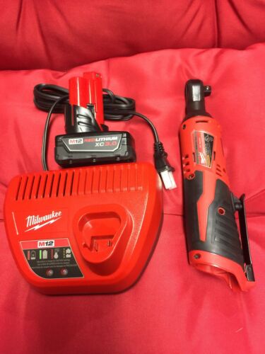 Milwaukee M12 Fuel 3/8 Ratchet Kit  Charge And Battery XC 3.0