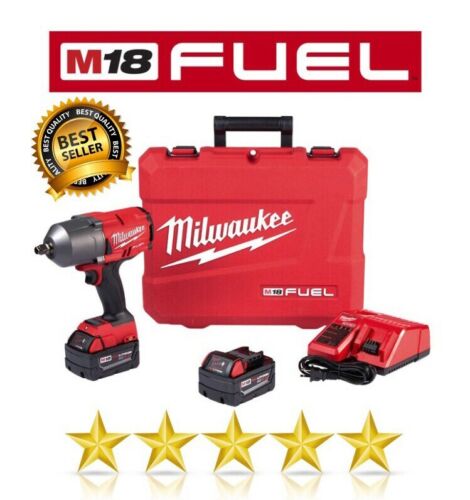 Milwaukee Impact Wrench Cordless 1/2 In Friction Ring Kit 18V Battery Power Tool